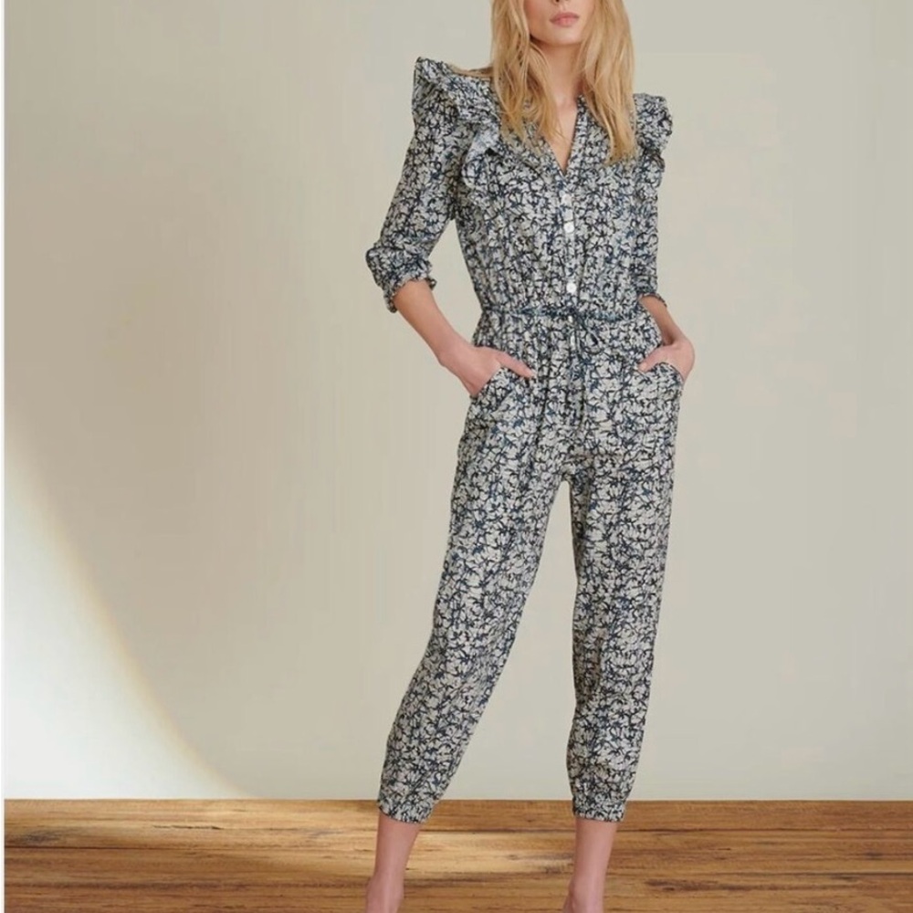 Veronica Beard Tanay Jumpsuit Size 4